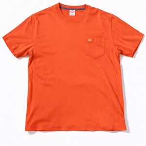 Brooks Brothers Vibrant Orange Short Sleeve Tee